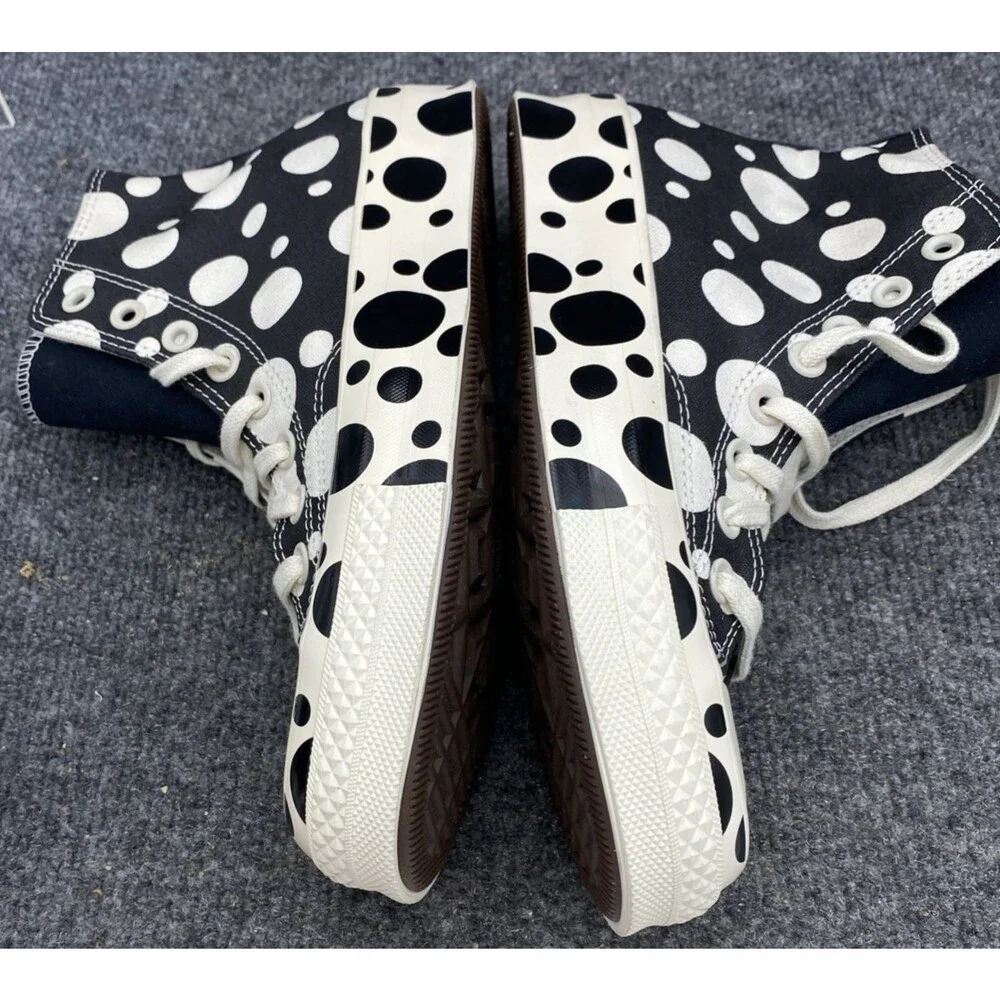 Converse Chuck 70 Hi Polka Dot Black White Sneakers Women's Size 9 NWOB A01182C